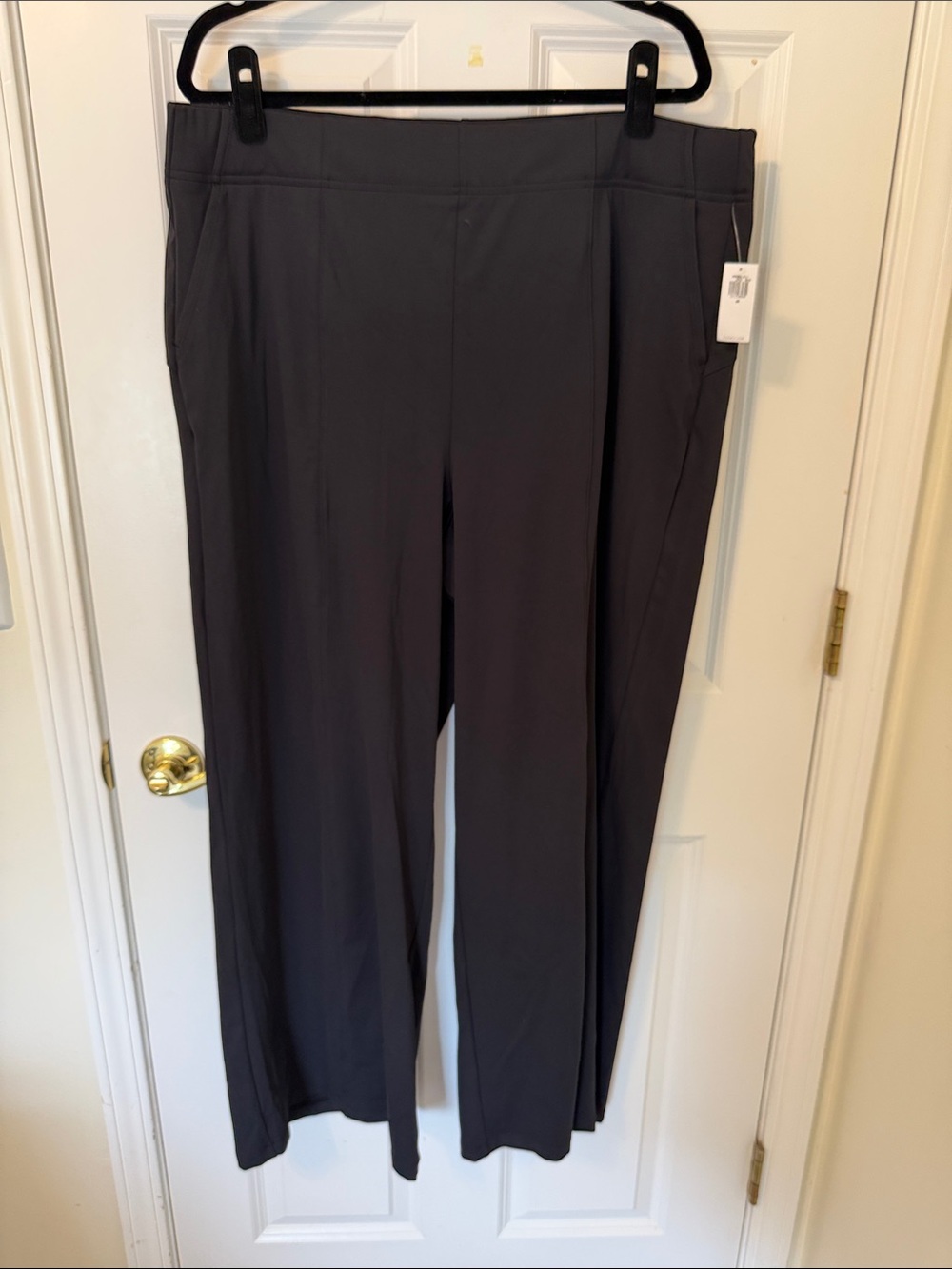 Old Navy Wide-Leg Pull-On Power Soft Pants in Black 2X NWT